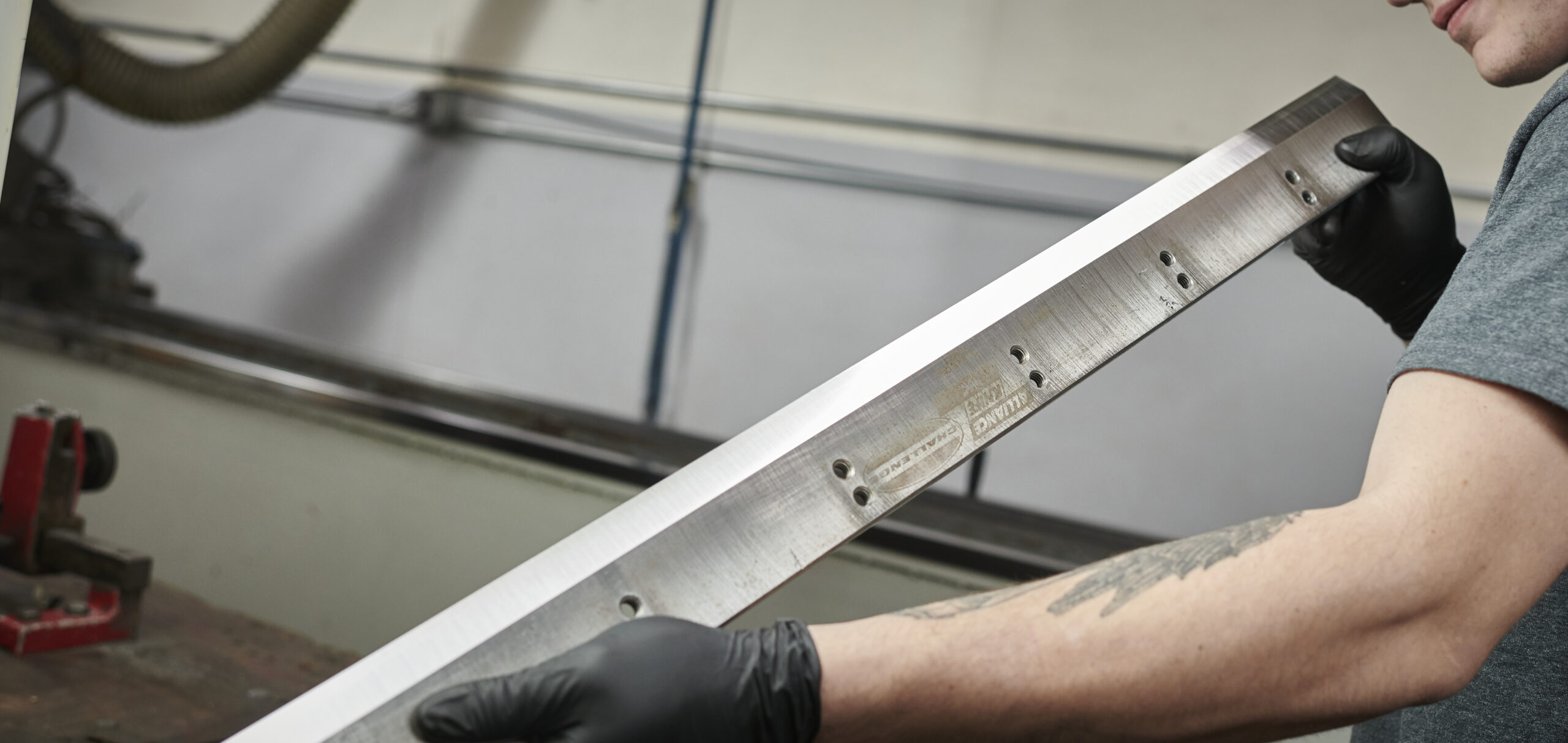 Rubber and Textile Blade Sharpening