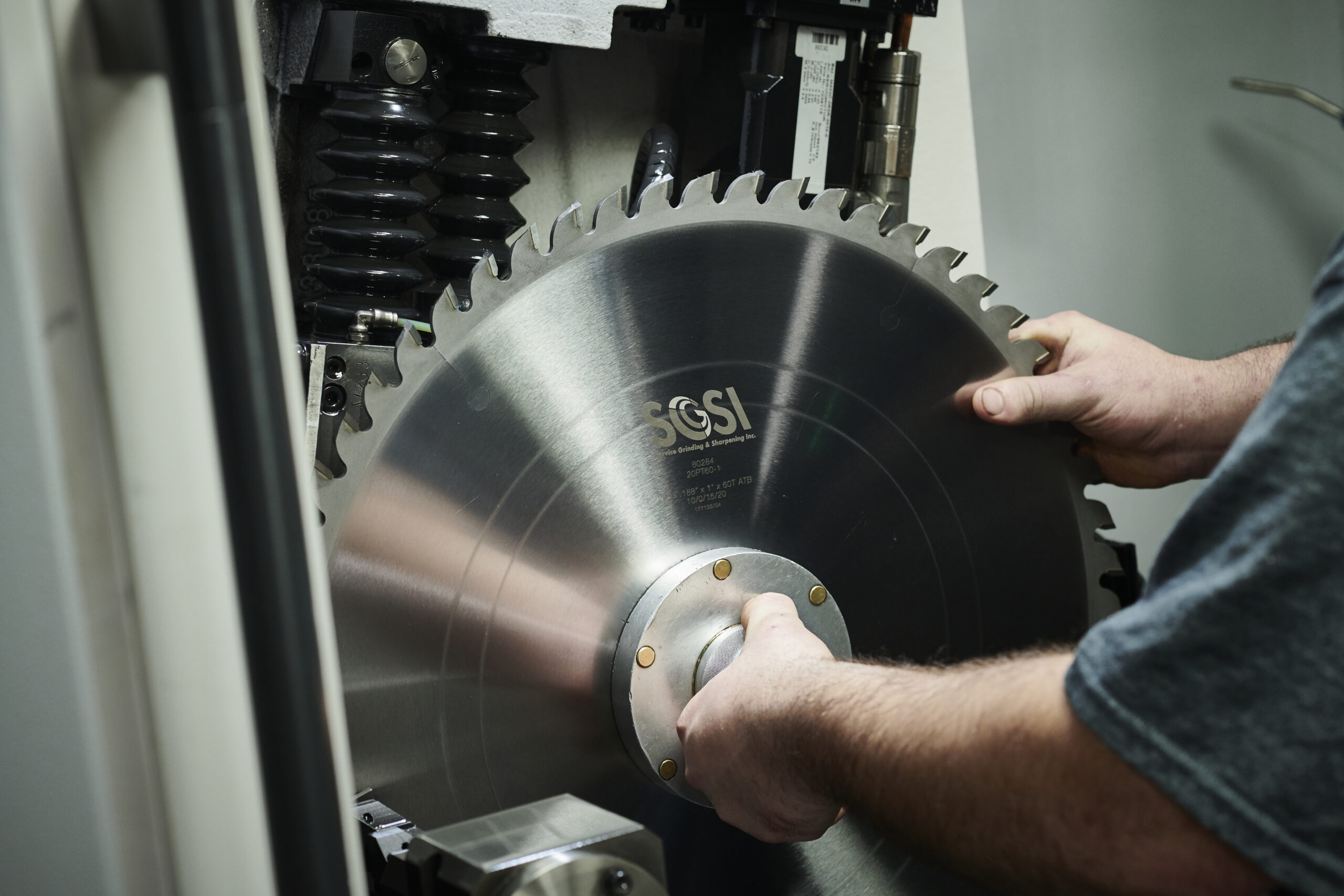 Precision Grinding in Progress